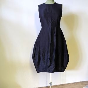 COS Silk Cotton bubble hem dress with pockets